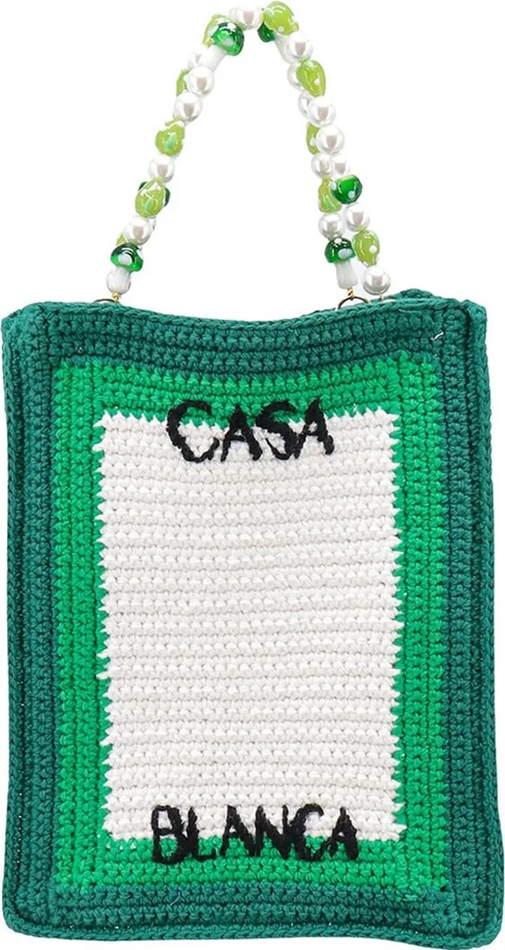 Crochet cotton handbag