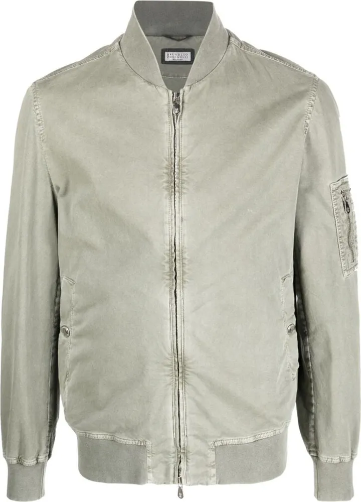 Zip-Up Bomber Jacket