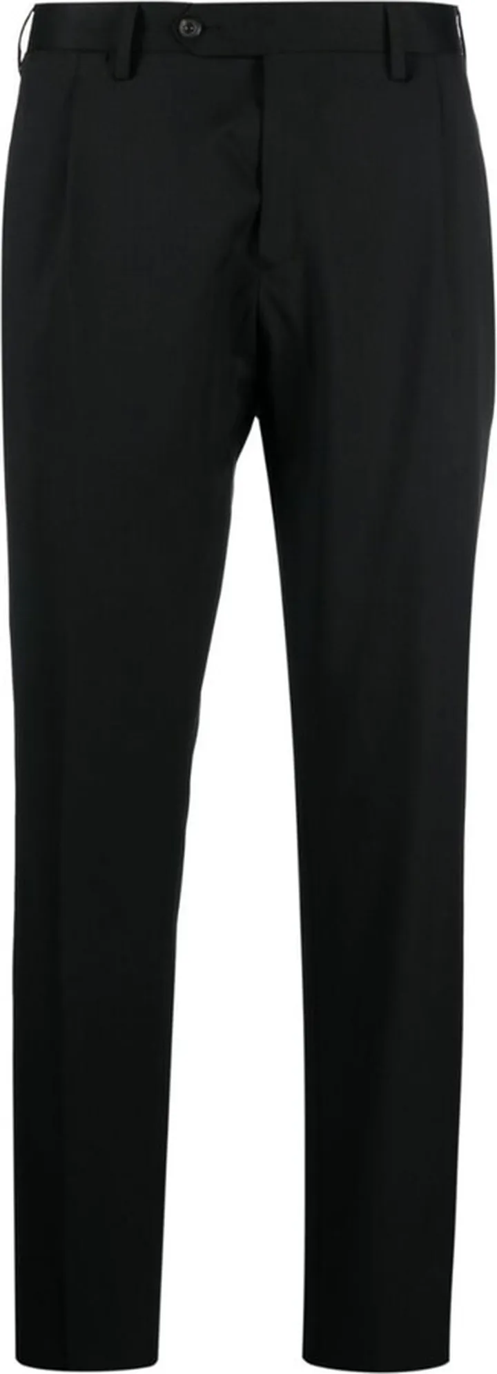Mid-Rise Straight-Leg Trousers