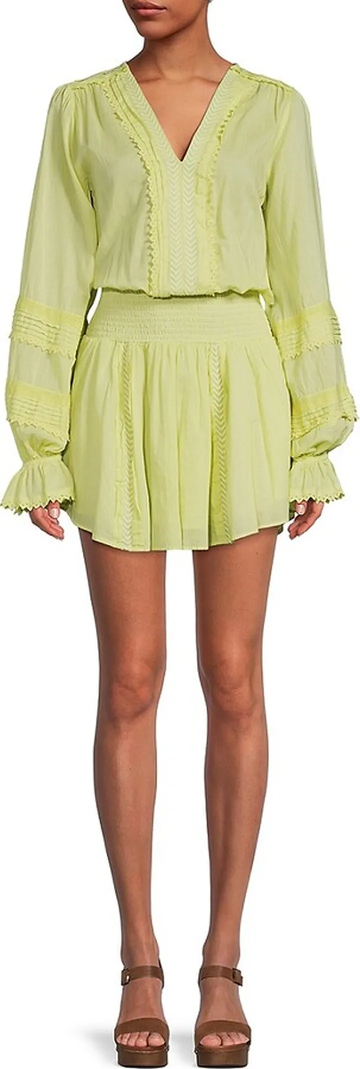 Patty Crochet Mini Dress