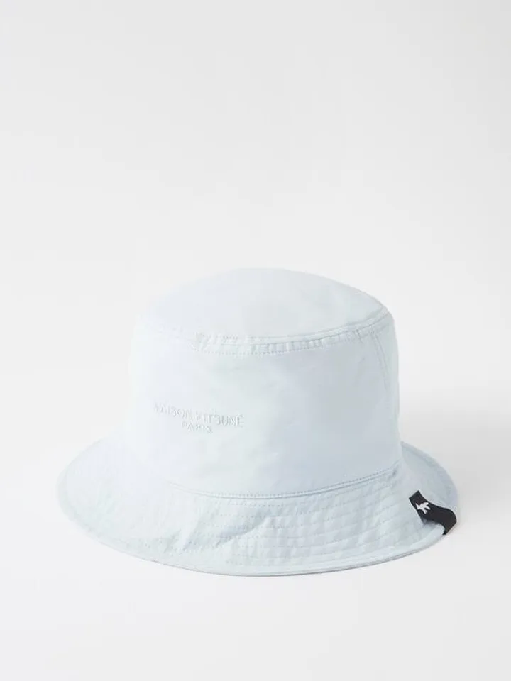Logo-embroidered Canvas Bucket Hat