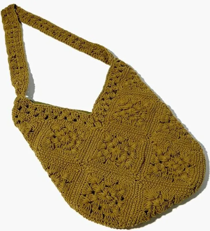 Crochet Knit Tote Bag
