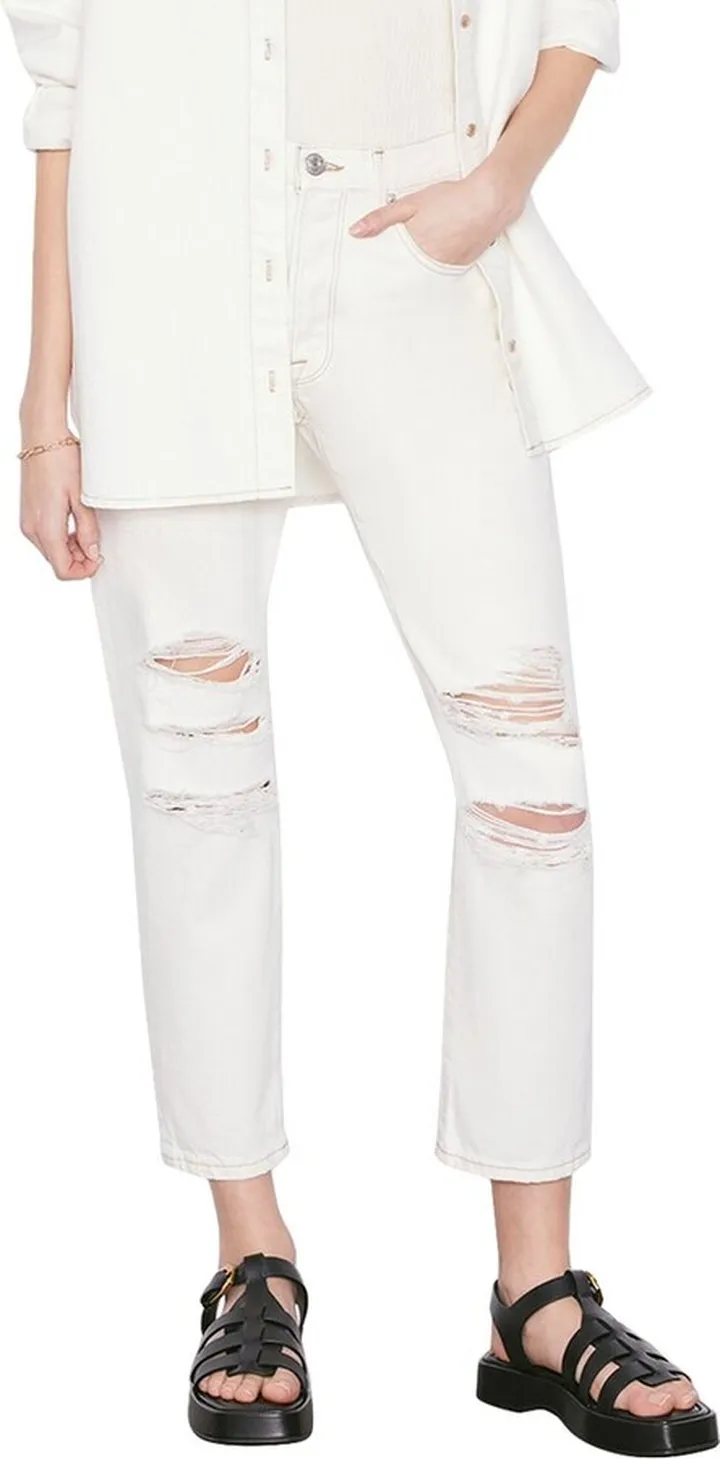 Frame Denim Le Original Off White Rips Jean