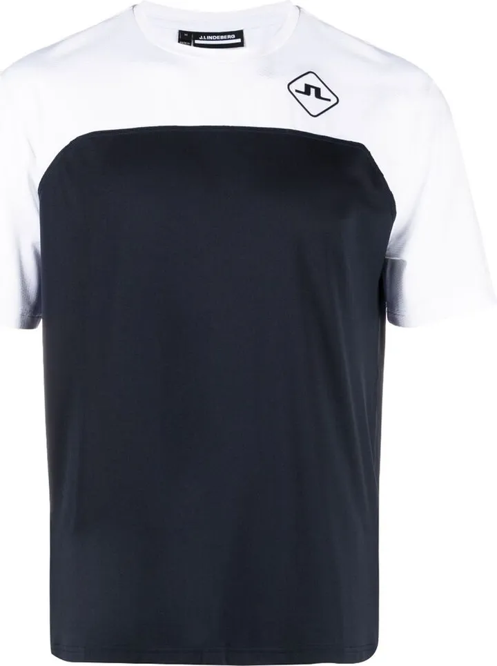 Blue Colourblock T-Shirt