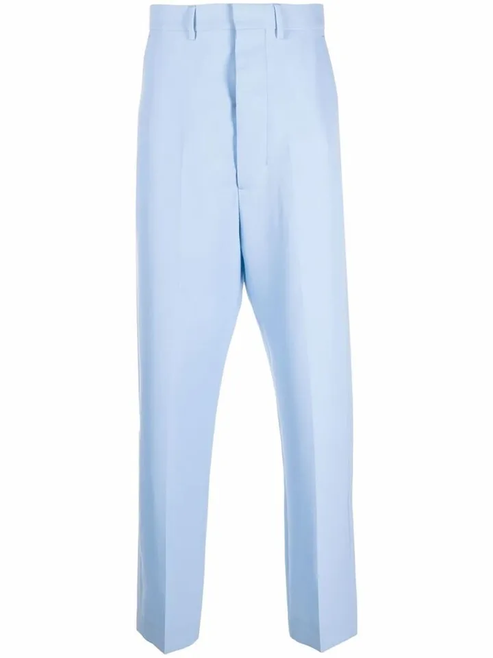 High-Waisted Tapered Trousers