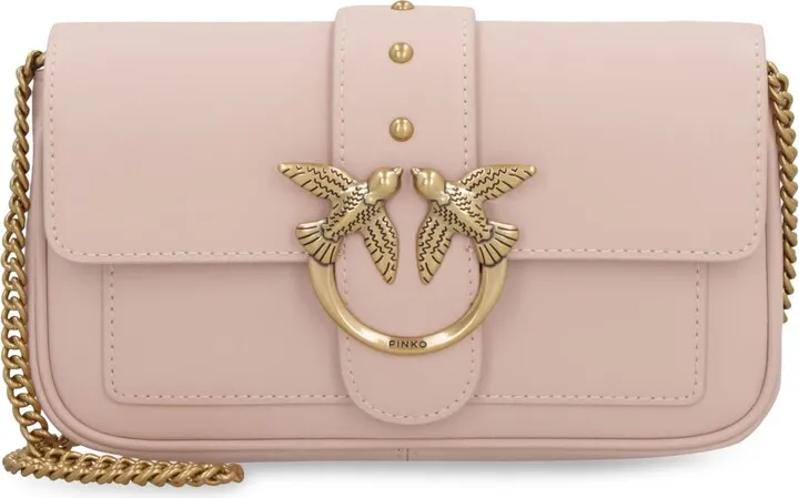 Love Pocket Simply Leather Mini Crossbody Bag