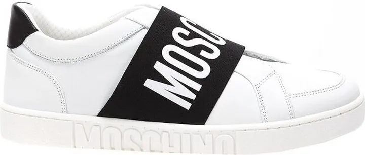Moschino Logo Band Slip-On Sneakers