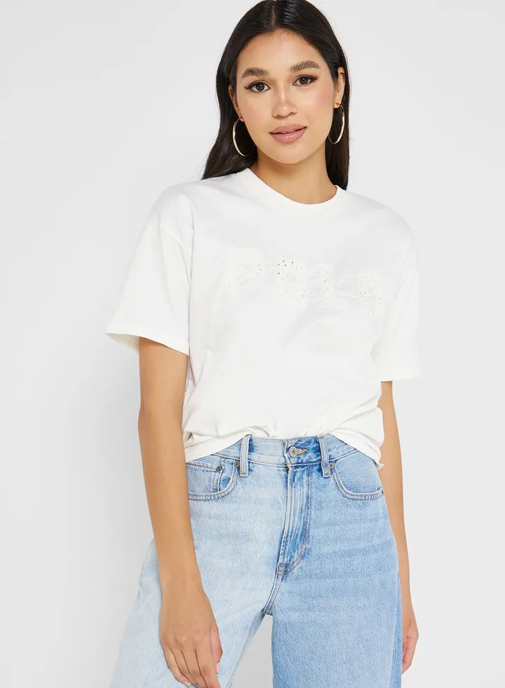 Crew Neck Graphic T-Shirt