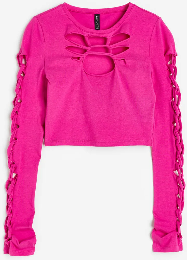 Cut-out Crop Top