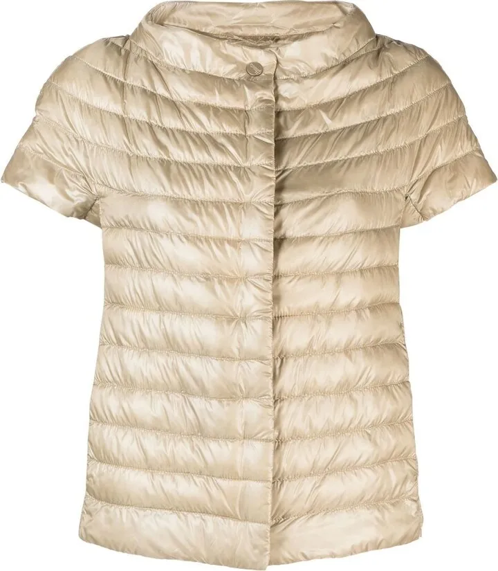 Margherita short-sleeved puffer jacket