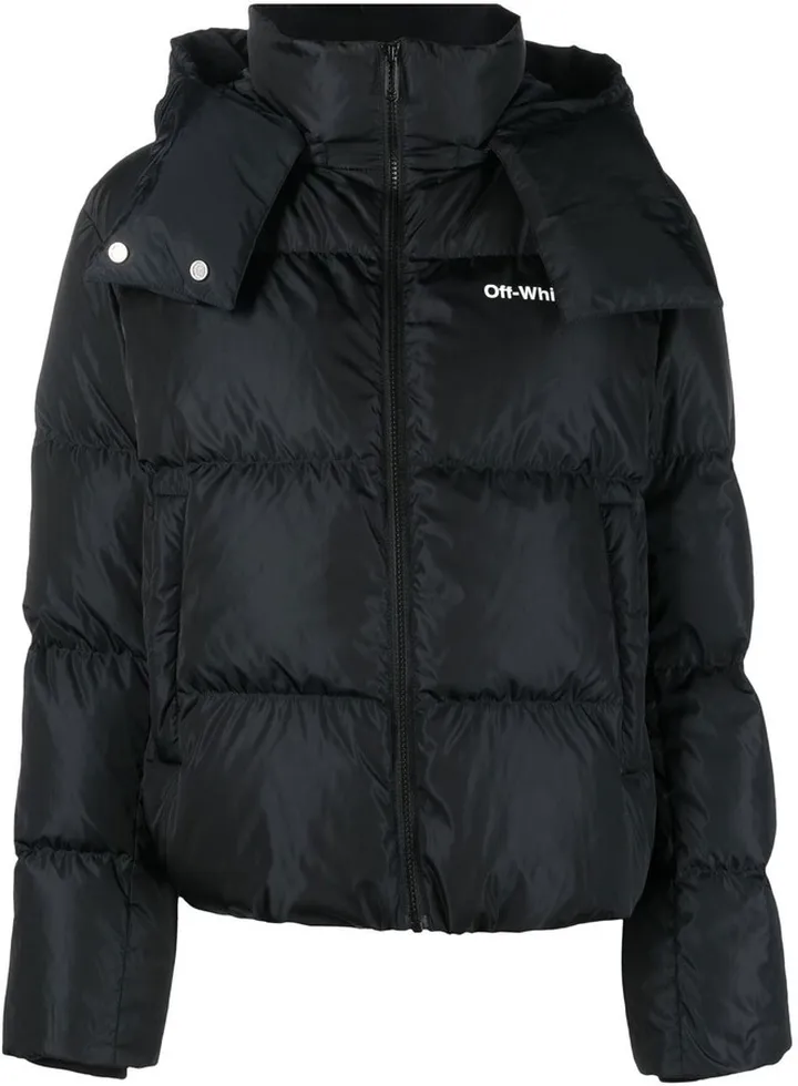 Logo-Print Padded Jacket