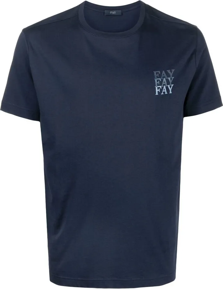 logo-print cotton T-shirt
