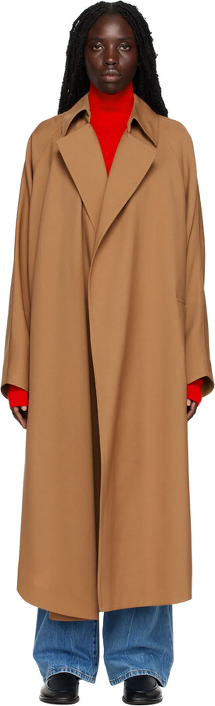 The Row Brown Maia Trench Coat
