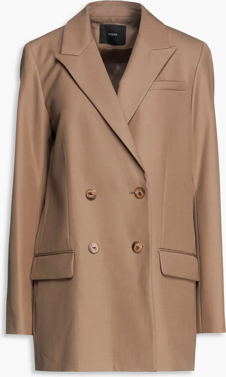 Joni double-breasted woven blazer
