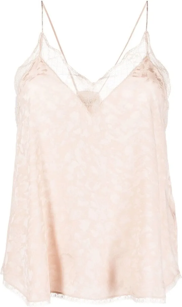 Lace-Detailed Camisole Top