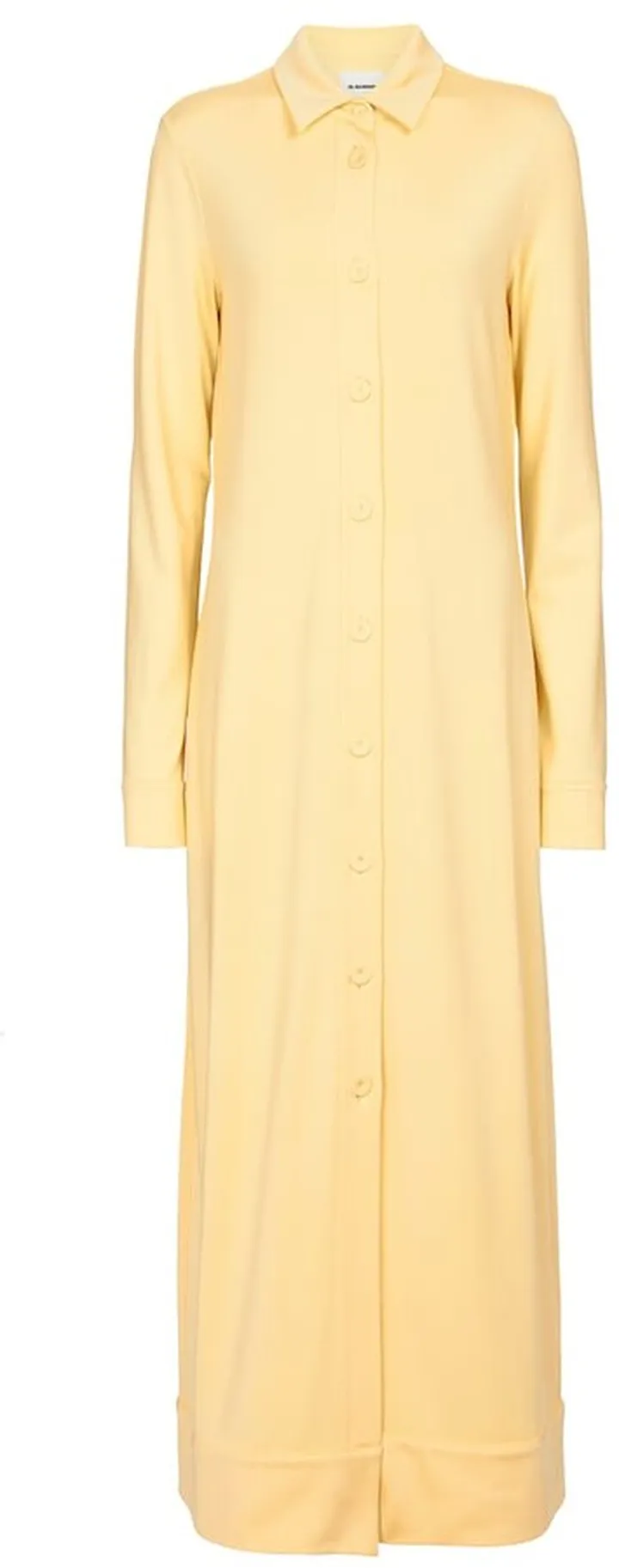 Stretch-jersey shirt midi dress