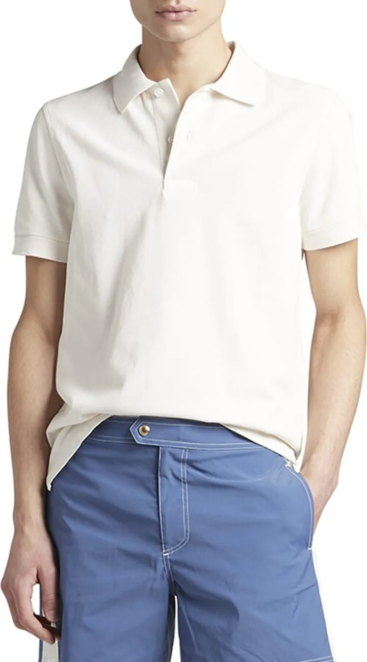 Men's Garment Dyed Piquet Polo Shirt