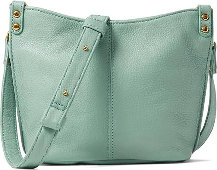 HOBO Pier Small Crossbody (Pale Green) Handbags