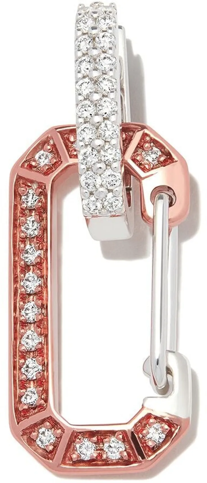 18kt gold small Romy single earring