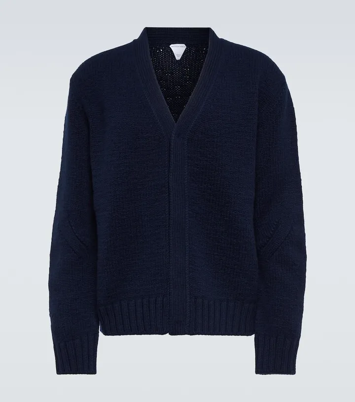 Wool and cashmere cardigan