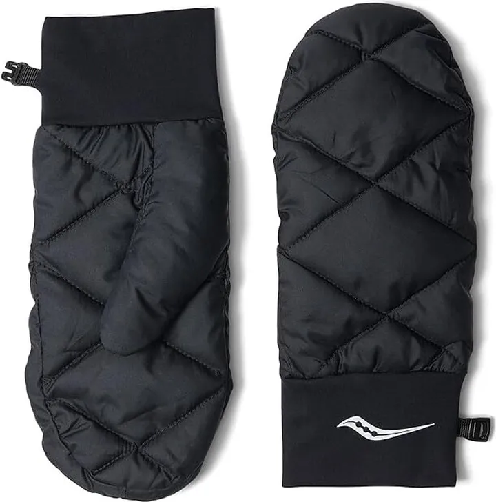 Saucony Boulder Oysterpuff Mitt (Black) Snowboard Gloves