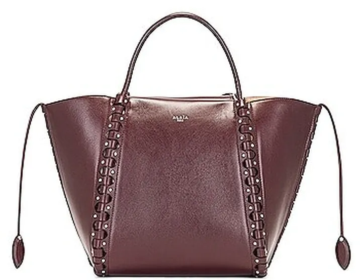 ALAÏA Le Hinge Bag in Chocolate