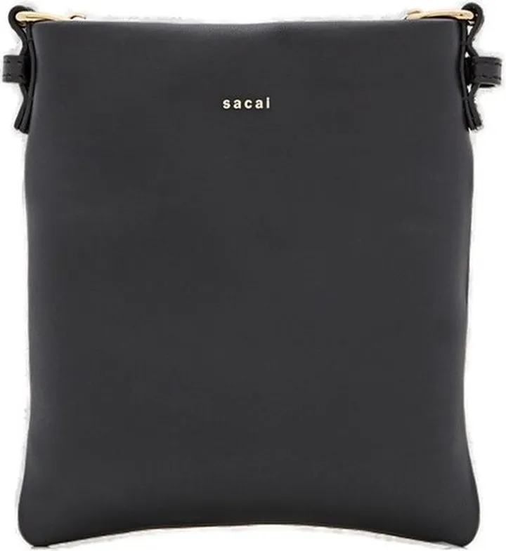Sacai Logo Detailed Zip-Up Crossbody Bag