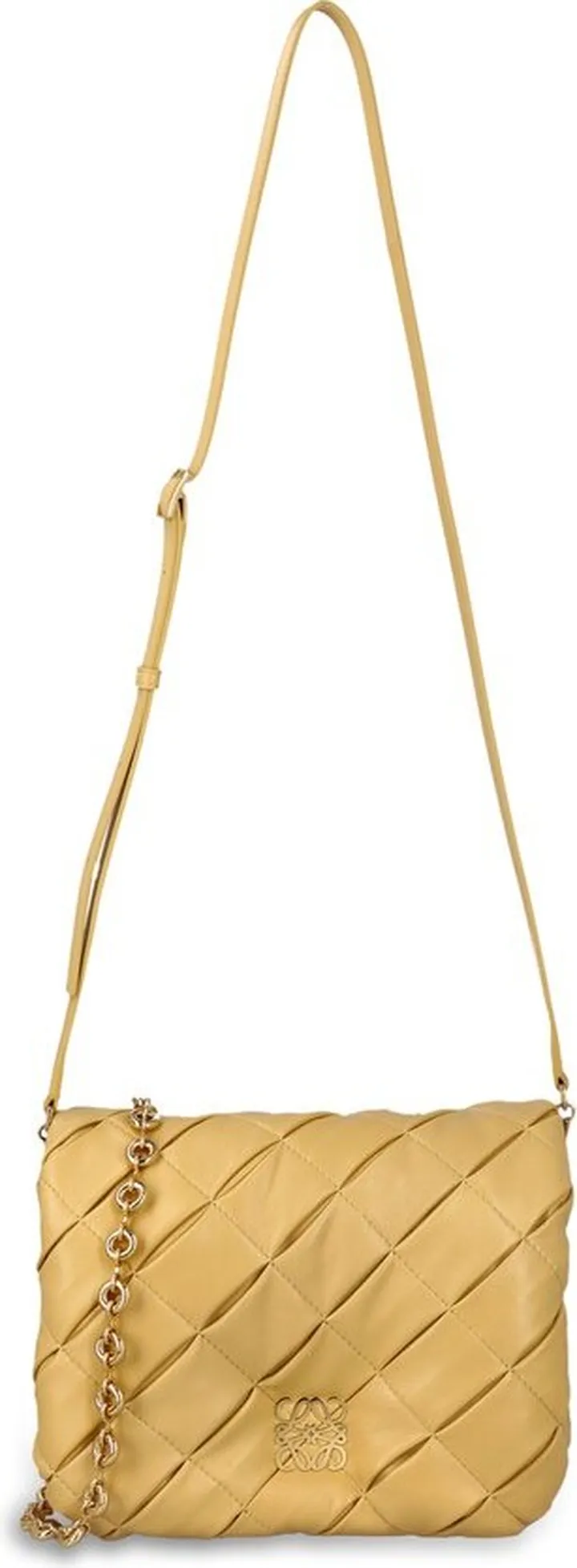 Loewe Puffer Goya Woven Shoulder Bag