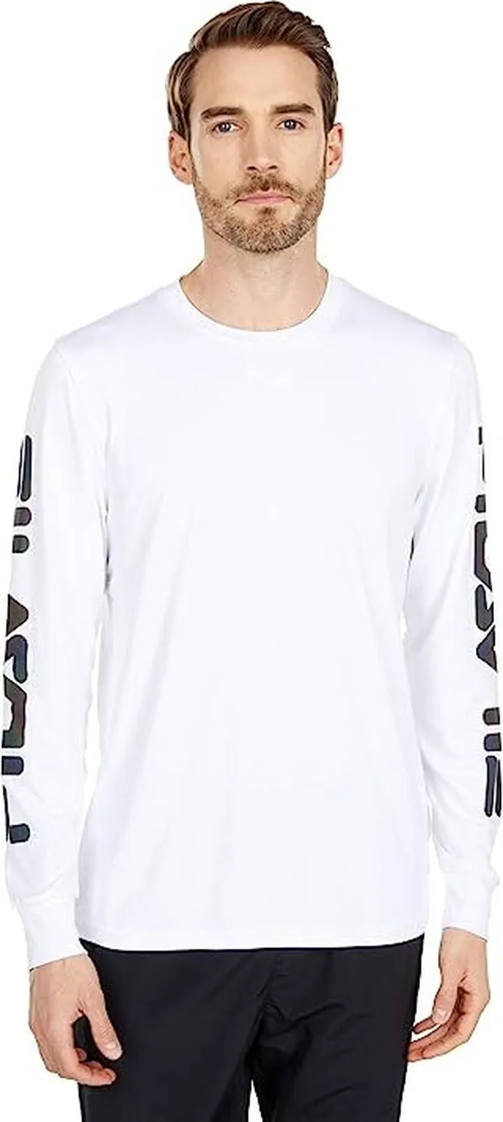 Fila Grey Tee (White) Men's Clothing