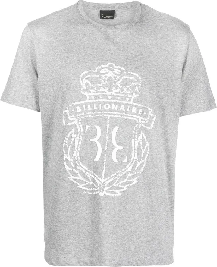 logo-print detail T-shirt
