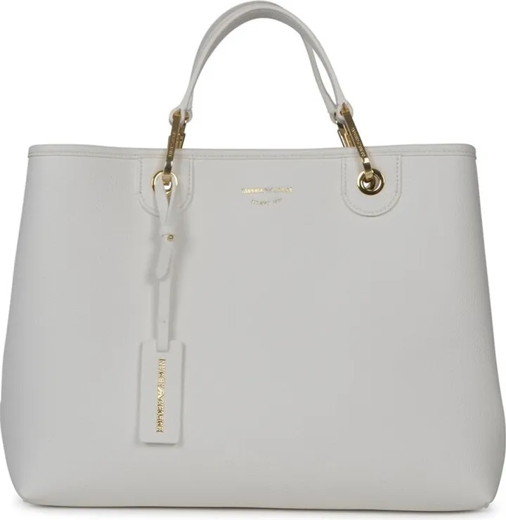 Emporio Armani Logo Detailed Tote Bag