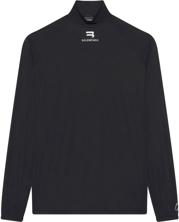 logo-print long-sleeved T-shirt