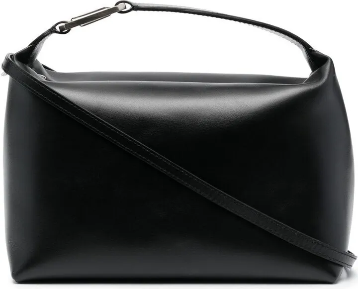 Moon top handle tote bag