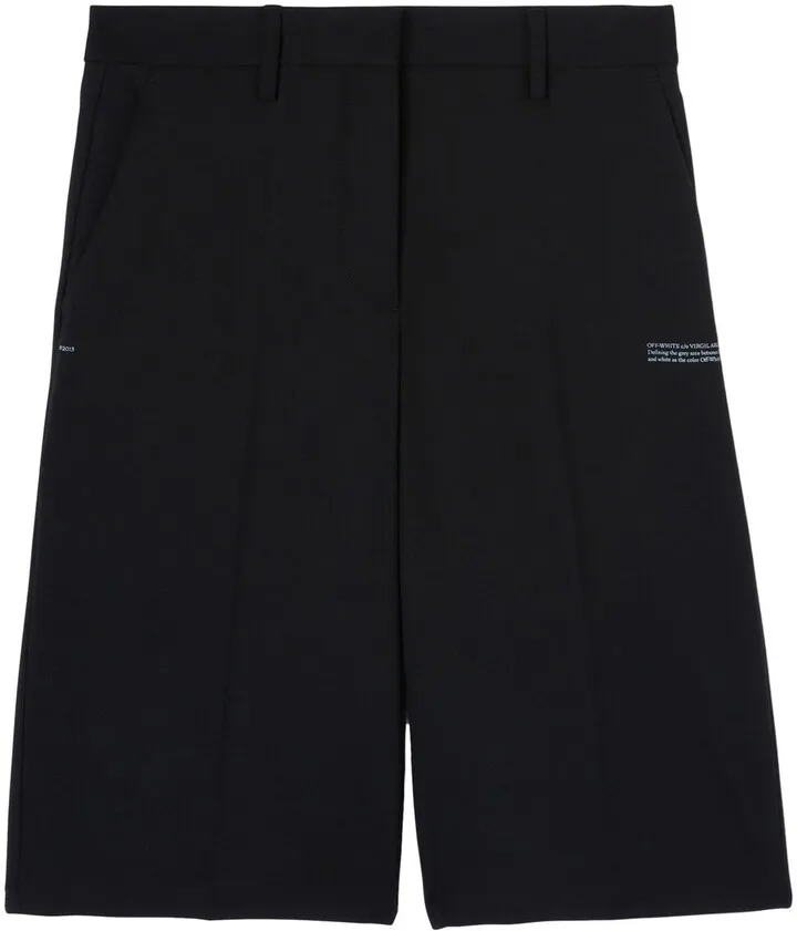 High-Waisted Tailored Shorts