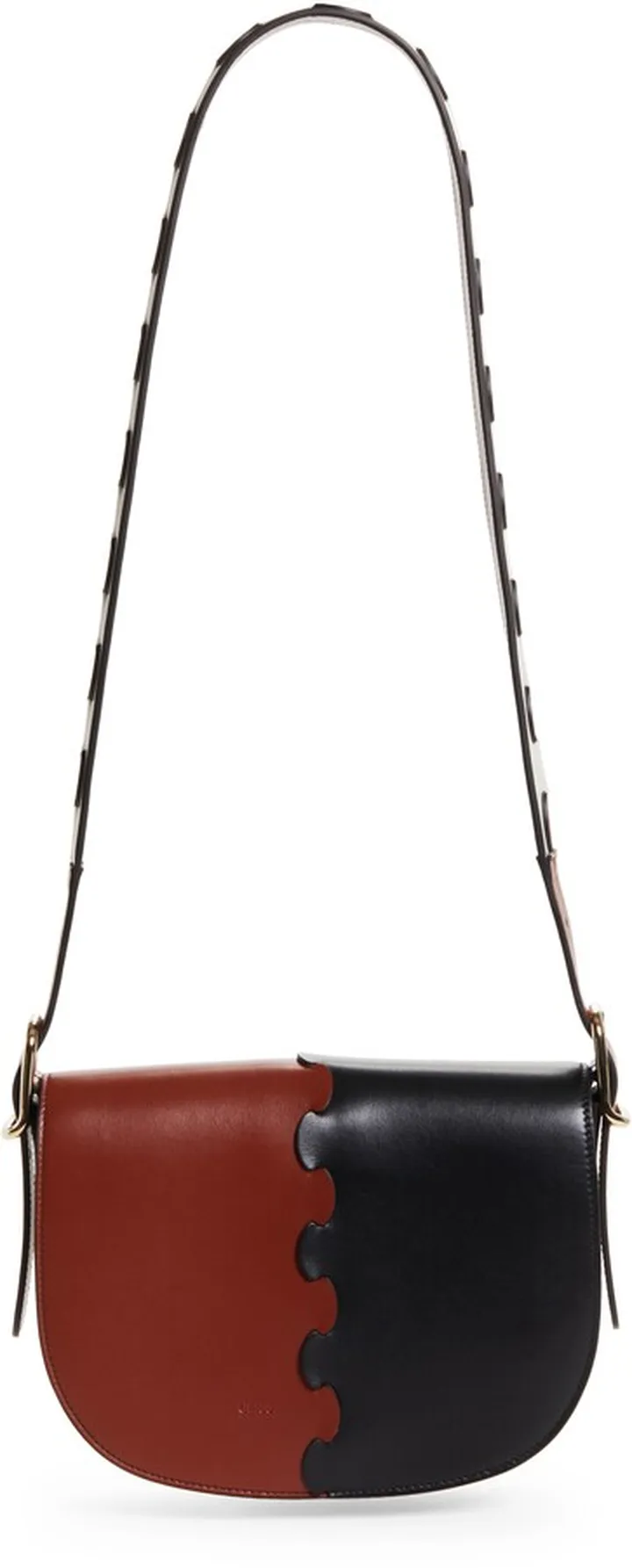 Mia Colorblock Leather Crossbody Bag