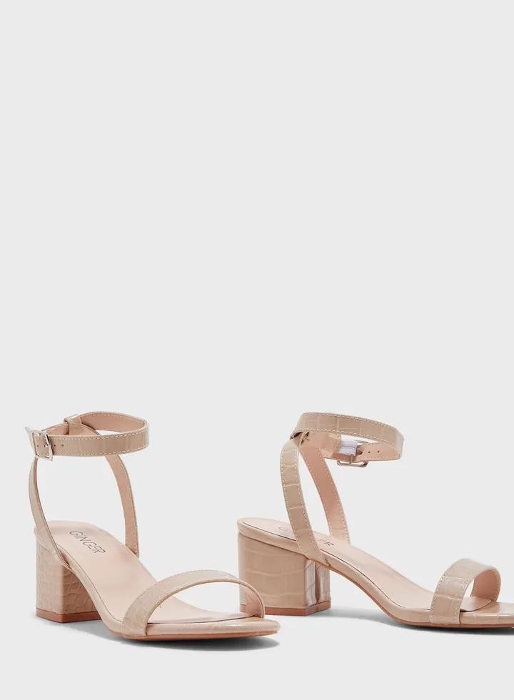 Block Heel Sandal