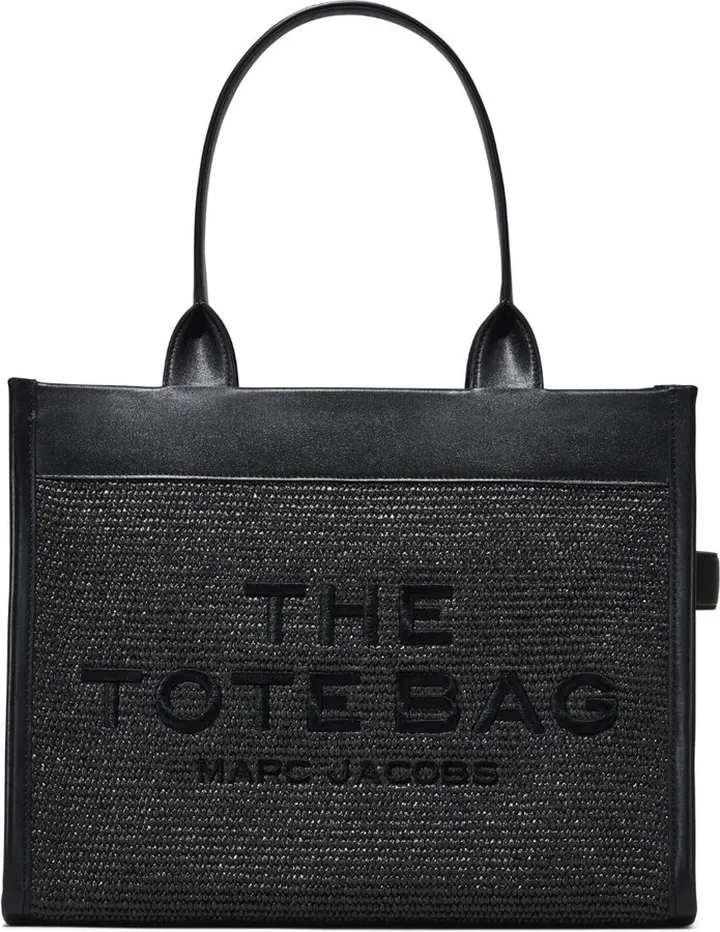 Large Woven-Raffia Tote Bag