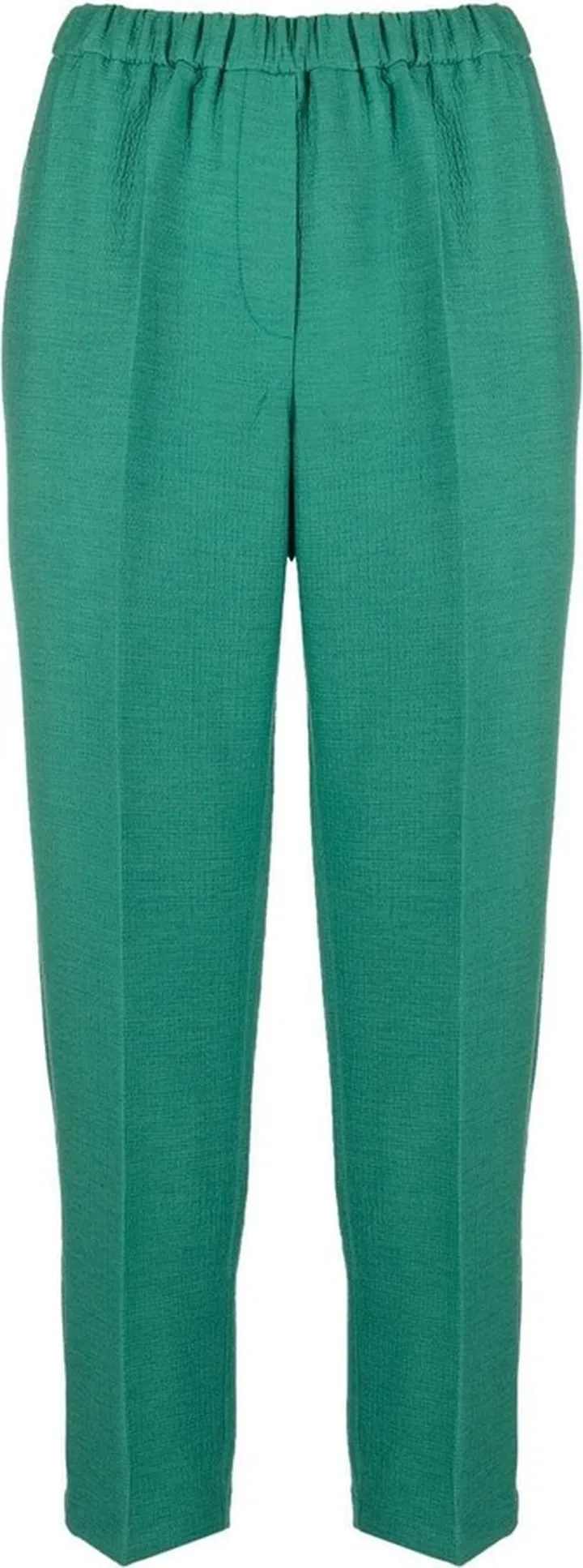 Slim-Cut Cropped Trousers