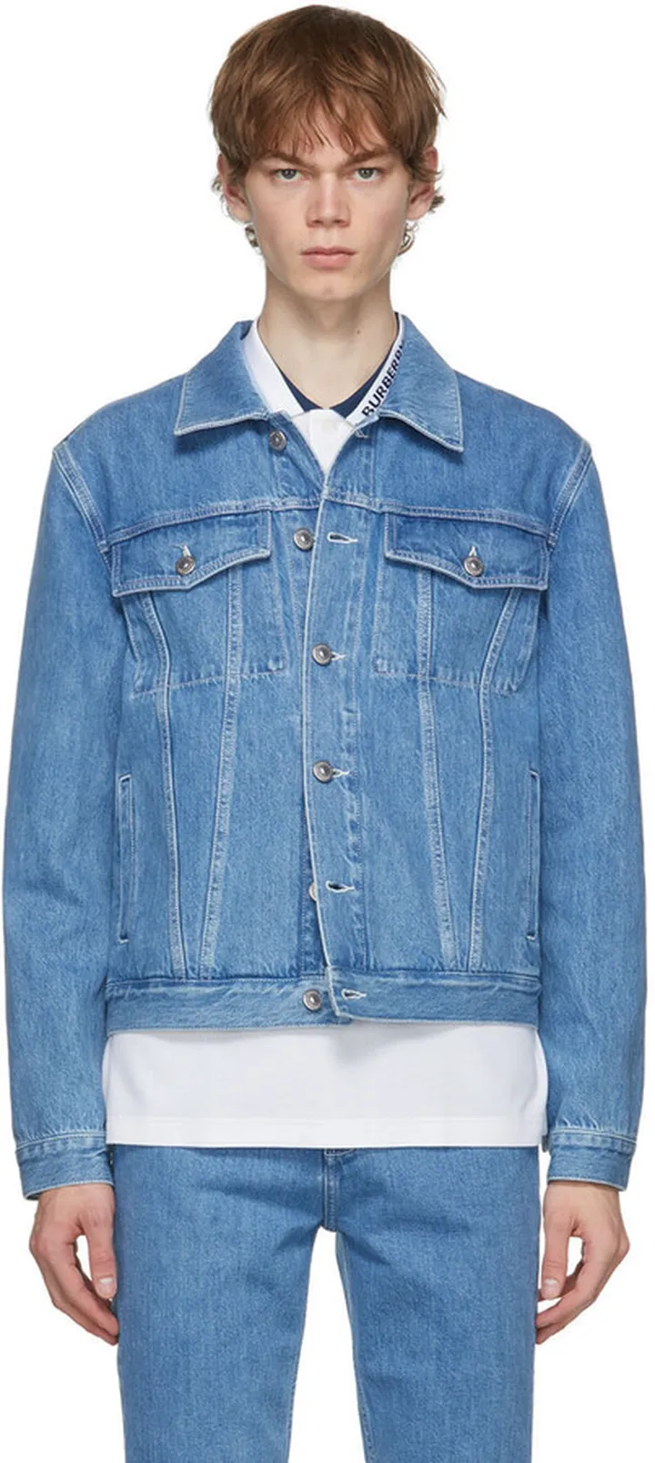 Burberry Blue Denim Satchwell Jacket