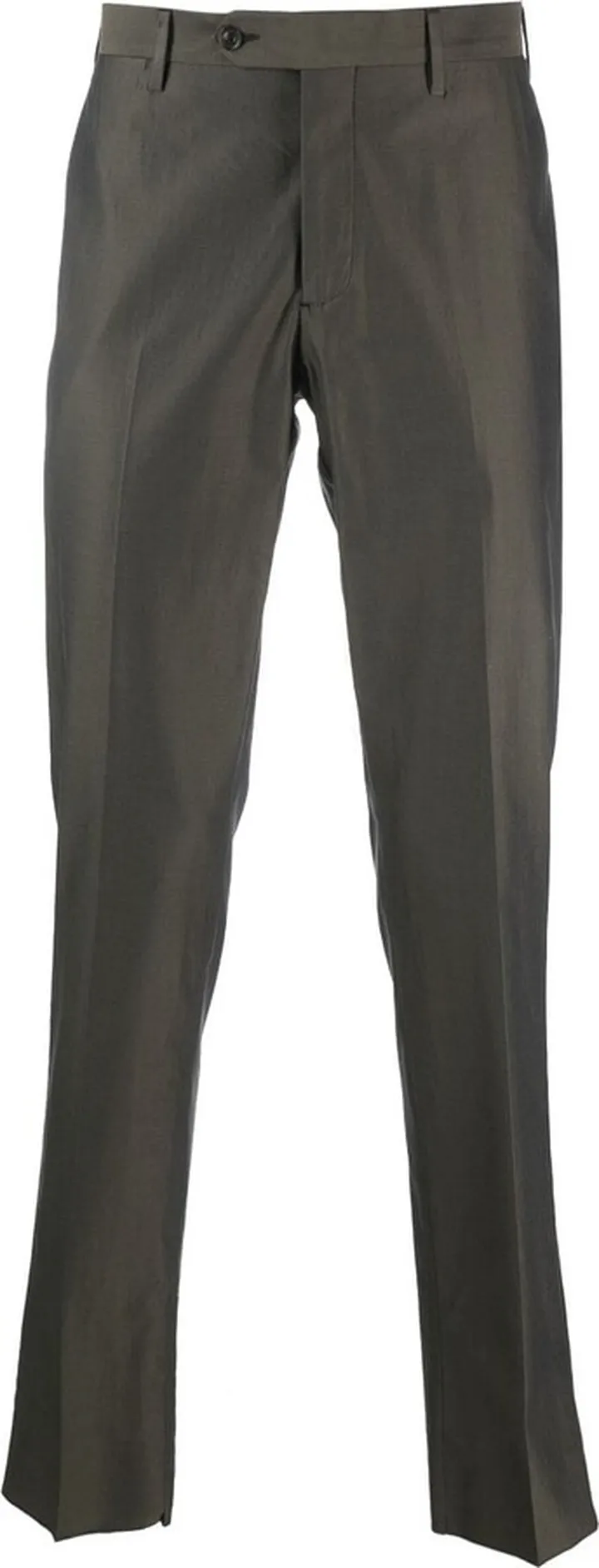 Straight-Leg Cotton Trousers