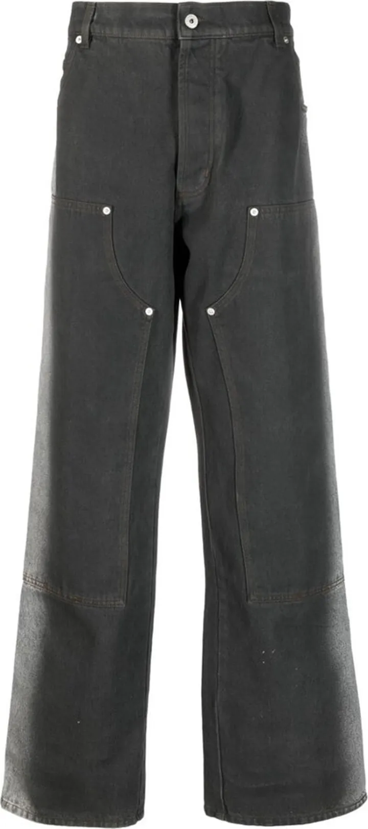 Wide-Leg Denim Jeans