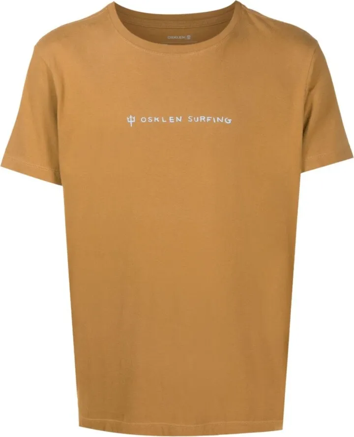 logo-print detail T-shirt