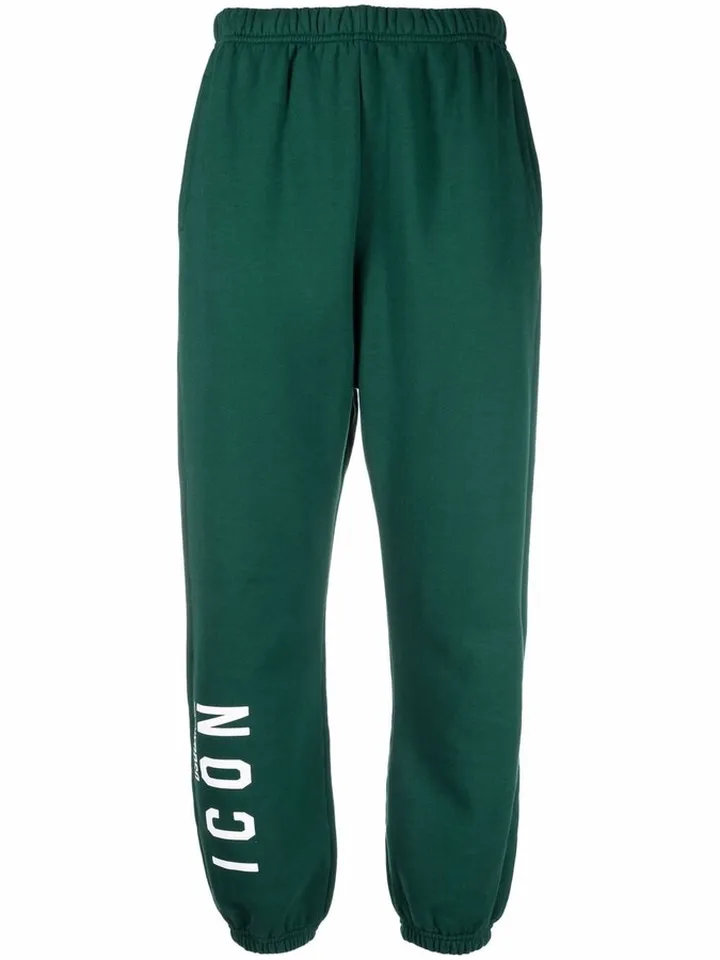 Icon logo-print track pants