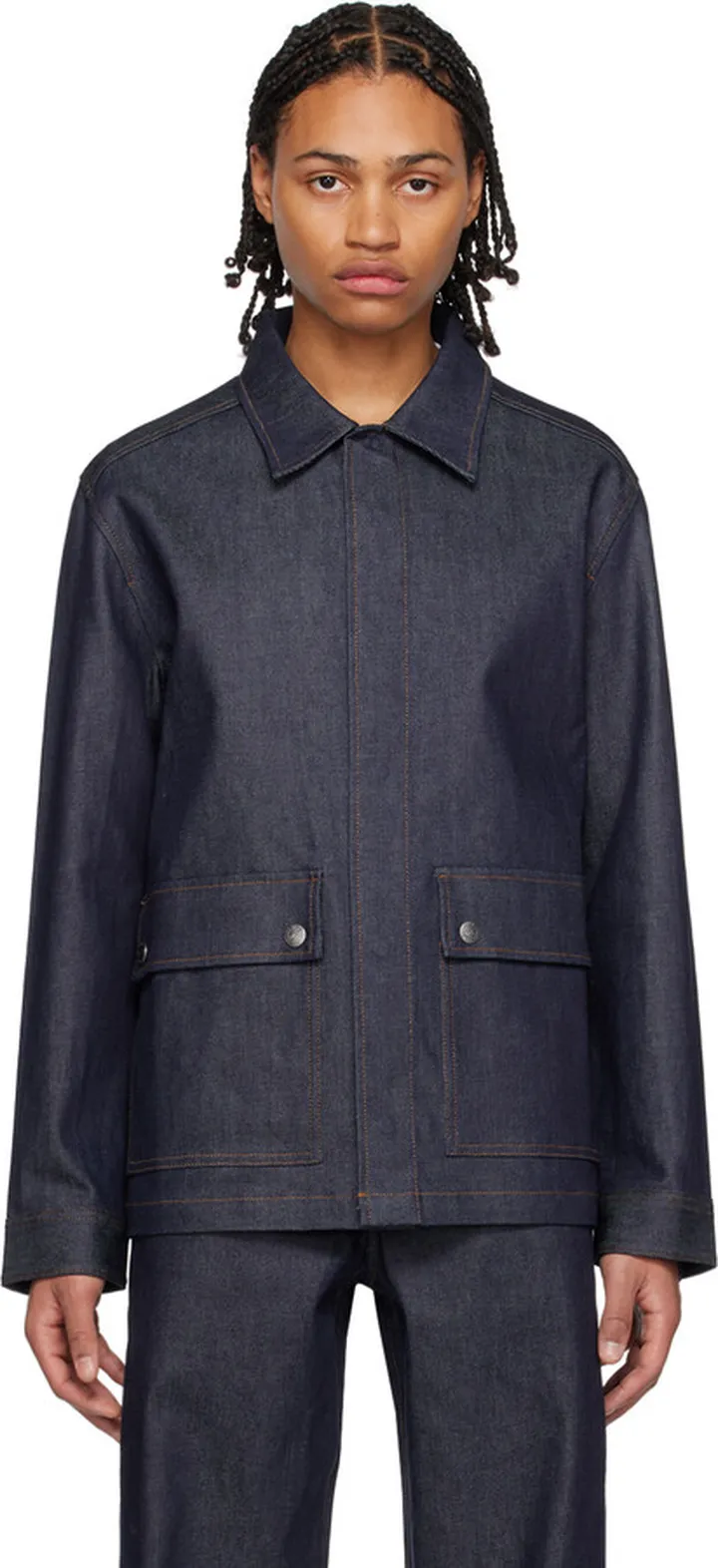 A.P.C. Indigo Enzo Denim Jacket