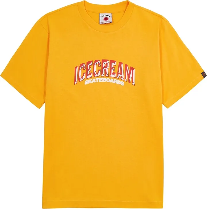 Ice Cream Brick Logo-print Cotton T-shirt