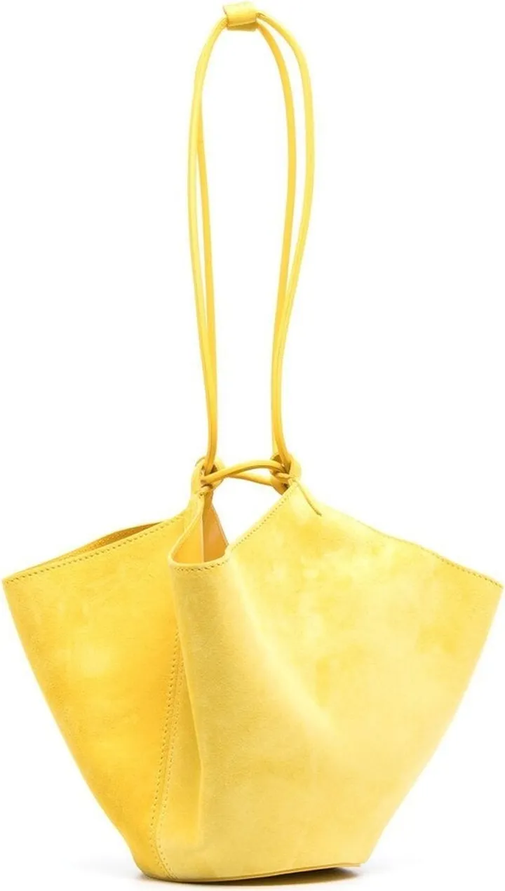 Lotus drawstring shoulder bag