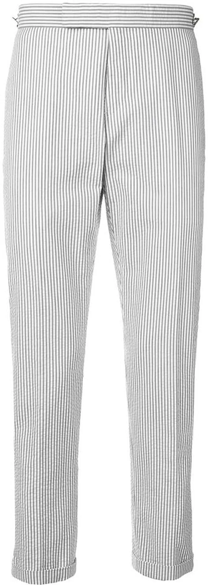Seersucker Skinny Trouser