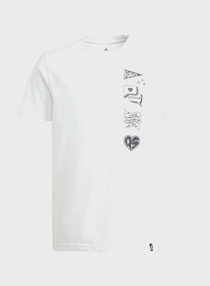 Brand Love Graphic T-Shirt Kids