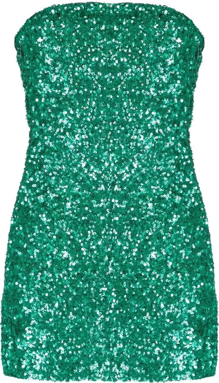Heather sequin-embellished mini dress