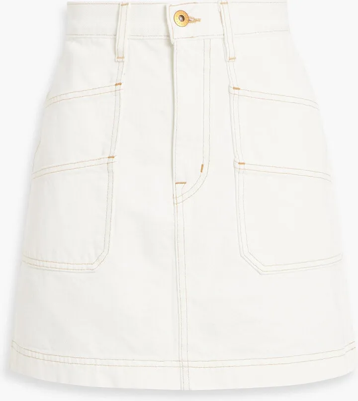 Savior denim mini skirt